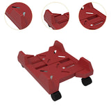 Maxbell Computer Tower Stand Sturdy CPU Holder Gifts Under Desk Adjustable CPU Stand Red