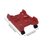 Maxbell Computer Tower Stand Sturdy CPU Holder Gifts Under Desk Adjustable CPU Stand Red