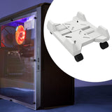 Maxbell Computer Tower Stand Sturdy CPU Holder Gifts Under Desk Adjustable CPU Stand White