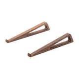 Maxbell 2x Wood Laptop Stand Universal Ergonomic Laptop Shelf for Travel Office Home