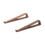 Maxbell 2x Wood Laptop Stand Universal Ergonomic Laptop Shelf for Travel Office Home