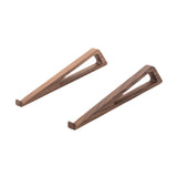 Maxbell 2x Wood Laptop Stand Universal Ergonomic Laptop Shelf for Travel Office Home