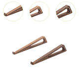 Maxbell 2x Wood Laptop Stand Universal Ergonomic Laptop Shelf for Travel Office Home