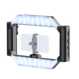 Maxbell Smartphone Video Rig with Light Selfie Lamp for Camera Video Recording
