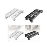 Maxbell Computer Host Stand Floor Cart Retractable Movable Host Rack for Home Office White