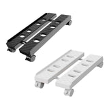 Maxbell Computer Host Stand Floor Cart Retractable Movable Host Rack for Home Office White