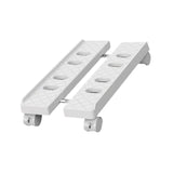 Maxbell Computer Host Stand Floor Cart Retractable Movable Host Rack for Home Office White