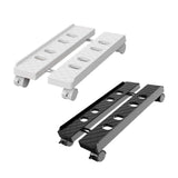 Maxbell Computer Host Stand Floor Cart Retractable Movable Host Rack for Home Office White