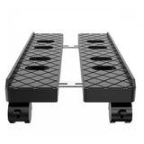 Maxbell Computer Host Stand Floor Cart Retractable Movable Host Rack for Home Office Black