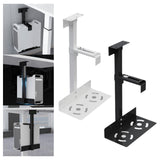 Maxbell Mainframe Hanger Flexible Sturdy Universal PC Case Holder for Home Side Wall White