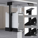 Maxbell Mainframe Hanger Flexible Sturdy Universal PC Case Holder for Home Side Wall White