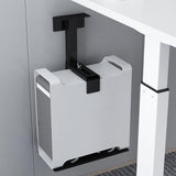 Maxbell Mainframe Hanger Flexible Sturdy Universal PC Case Holder for Home Side Wall White