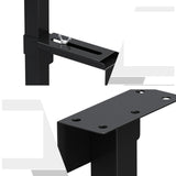 Maxbell Mainframe Hanger Flexible Sturdy Universal PC Case Holder for Home Side Wall Black