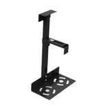 Maxbell Mainframe Hanger Flexible Sturdy Universal PC Case Holder for Home Side Wall Black