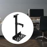 Maxbell Mainframe Hanger Flexible Sturdy Universal PC Case Holder for Home Side Wall Black