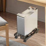 Maxbell Desktop CPU Rolling Stand Hollow Design Computer Case Stand for School Room Gray