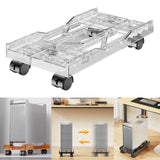 Maxbell Desktop CPU Rolling Stand Hollow Design Computer Case Stand for School Room White