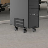 Maxbell Hollow Computer Case Holder Easy Installation Floor Cart Computer Host Stand