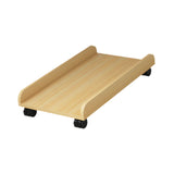 Maxbell Desktop CPU Wooden Rolling Stand Mobile CPU Stand for Under Desk Gaming Room