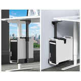 Maxbell PC Case Holder Heavy Duty Stable Sturdy Computer Case Holder for Office Home Black