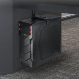 Maxbell PC Case Holder Heavy Duty Stable Sturdy Computer Case Holder for Office Home Black