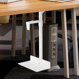 Maxbell PC Case Holder Heavy Duty Stable Sturdy Computer Case Holder for Office Home White