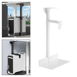 Maxbell PC Case Holder Heavy Duty Stable Sturdy Computer Case Holder for Office Home White