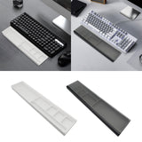 Maxbell Keyboard Wrist Rest Pad Support for Laptop Anti Slip Base Lightweight 36x8cm White