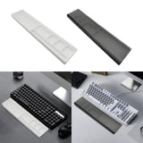 Maxbell Keyboard Wrist Rest Pad Support for Laptop Anti Slip Base Lightweight 36x8cm White