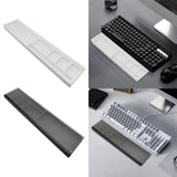 Maxbell Keyboard Wrist Rest Pad Support for Laptop Anti Slip Base Lightweight 36x8cm White