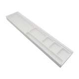 Maxbell Keyboard Wrist Rest Pad Support for Laptop Anti Slip Base Lightweight 36x8cm White