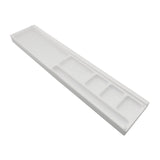 Maxbell Keyboard Wrist Rest Pad Support for Laptop Anti Slip Base Lightweight 36x8cm White