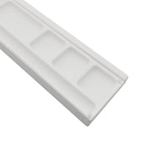 Maxbell Keyboard Wrist Rest Pad Support for Laptop Anti Slip Base Lightweight 36x8cm White