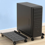 Maxbell Adjustable Mobile CPU Stand Ventilated Computer Tower Stand for Home Office Retractable