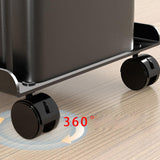 Maxbell Adjustable Mobile CPU Stand Ventilated Computer Tower Stand for Home Office Retractable