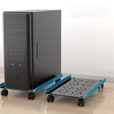 Maxbell Adjustable Mobile CPU Stand Ventilated Computer Tower Stand for Home Office Non Retractable