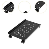 Maxbell Adjustable Mobile CPU Stand Ventilated Computer Tower Stand for Home Office Non Retractable
