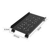 Maxbell Adjustable Mobile CPU Stand Ventilated Computer Tower Stand for Home Office Non Retractable