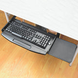 Maxbell Keyboard Tray Under Desk Slide Out Computer Keyboard Holder for Home Working Black
