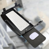 Maxbell Keyboard Tray Under Desk Slide Out Computer Keyboard Holder for Home Working Black