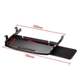 Maxbell Keyboard Tray Under Desk Slide Out Computer Keyboard Holder for Home Working Black
