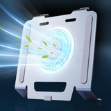 Maxbell Laptop Stand with Cooling Fan Stable Practical for Bedroom Apartments Travel Gray