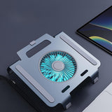 Maxbell Laptop Stand with Cooling Fan Stable Practical for Bedroom Apartments Travel Gray