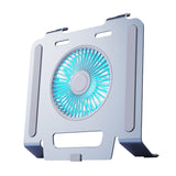 Maxbell Laptop Stand with Cooling Fan Stable Practical for Bedroom Apartments Travel Gray