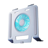 Maxbell Laptop Stand with Cooling Fan Stable Practical for Bedroom Apartments Travel Gray