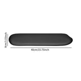 Maxbell Keyboard Wrist Rest Pad Easy to Clean Anti Slip for Computer Workshop Typist Black