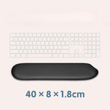 Maxbell Keyboard Wrist Rest Pad Easy to Clean Anti Slip for Computer Workshop Typist Black