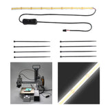 Maxbell 3D Printer 24V LED Light Strip Strip Lighting Maintenance Lamp Strip for Lab 36cm for A1