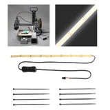 Maxbell 3D Printer 24V LED Light Strip Strip Lighting Maintenance Lamp Strip for Lab 36cm for A1