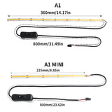 Maxbell 3D Printer 24V LED Light Strip Strip Lighting Maintenance Lamp Strip for Lab 36cm for A1